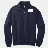 NuBlend ® 1/4 Zip Cadet Collar Sweatshirt Thumbnail