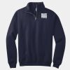 NuBlend ® 1/4 Zip Cadet Collar Sweatshirt Thumbnail