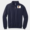 NuBlend ® 1/4 Zip Cadet Collar Sweatshirt Thumbnail